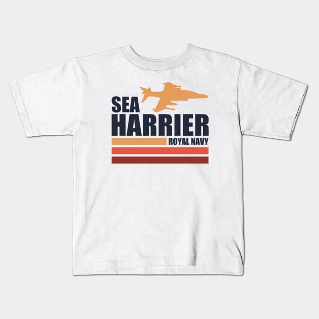 Sea Harrier Kids T-Shirt by Firemission45